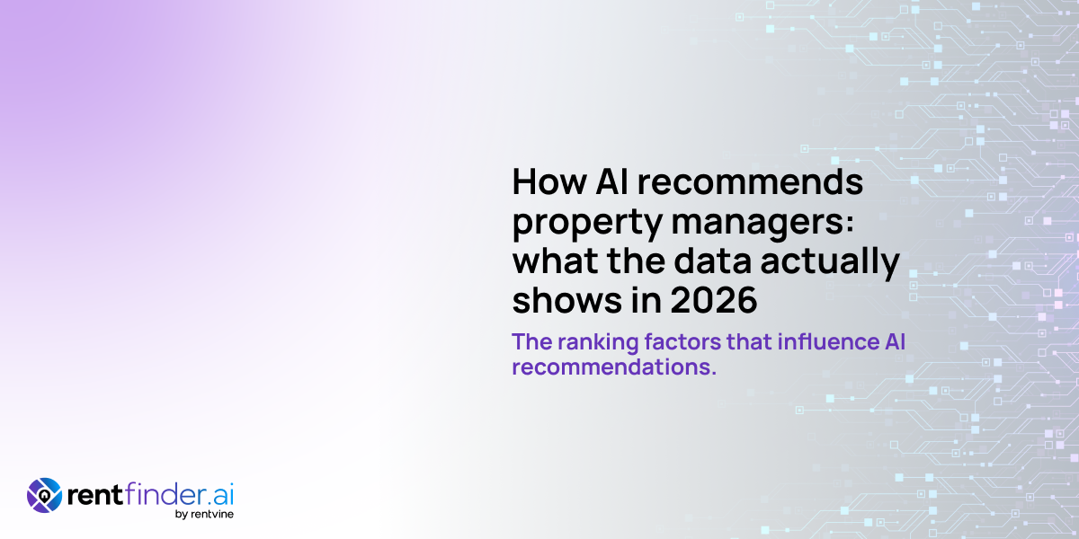 How AI Recommends Property Managers: What the Data Actually Shows in 2026