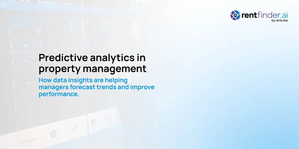Predictive analytics in property management: Rent forecasting, churn & vacancy